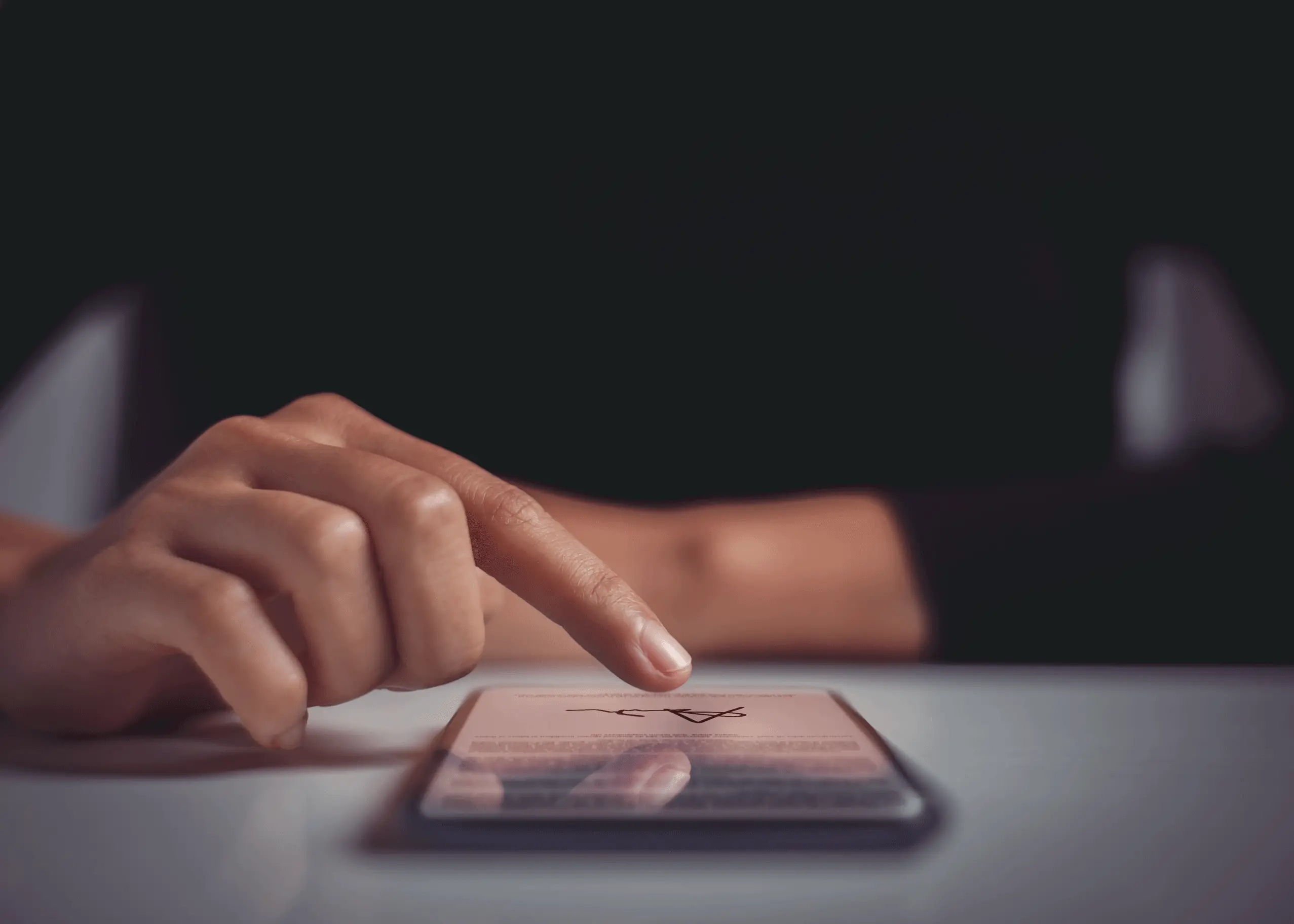 Assinar documentos pelo Telemóvel